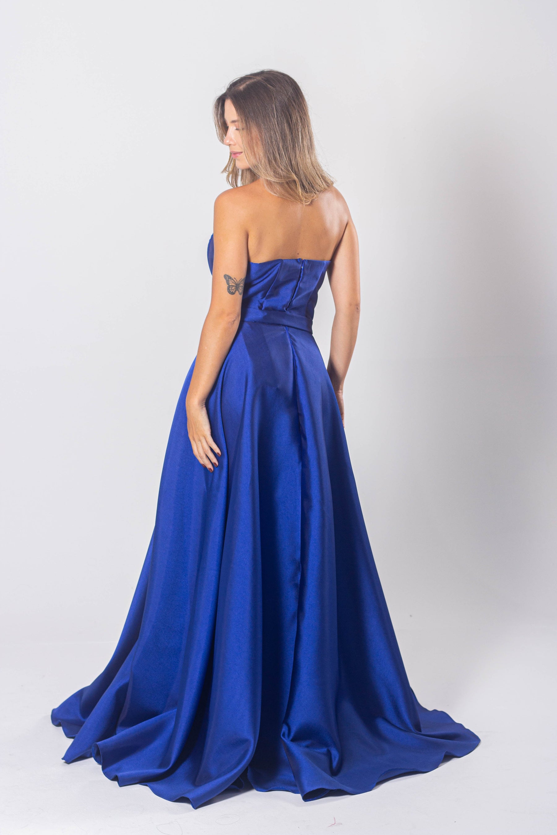 VESTIDO LINARES - Azul Royal