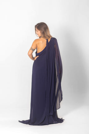 VESTIDO ALMERÍA - Azul Marinho