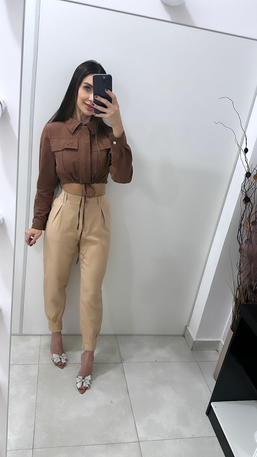 Cropped Linho Carol