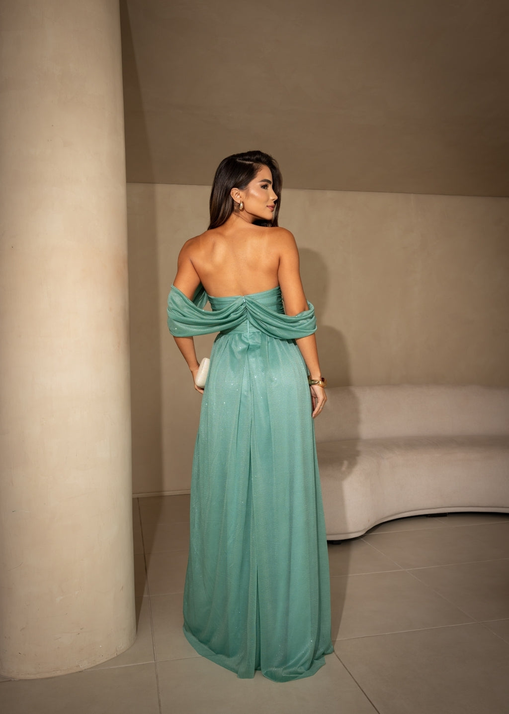 Vestido de Festa Modelo Paola Ref 110