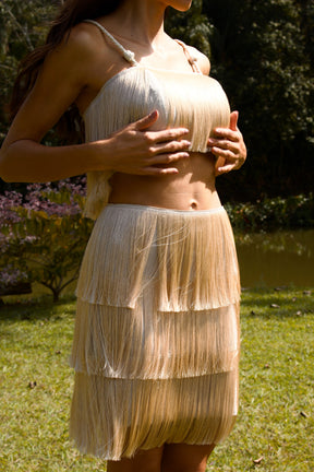 SAIA CURTA TAIPU - Off White