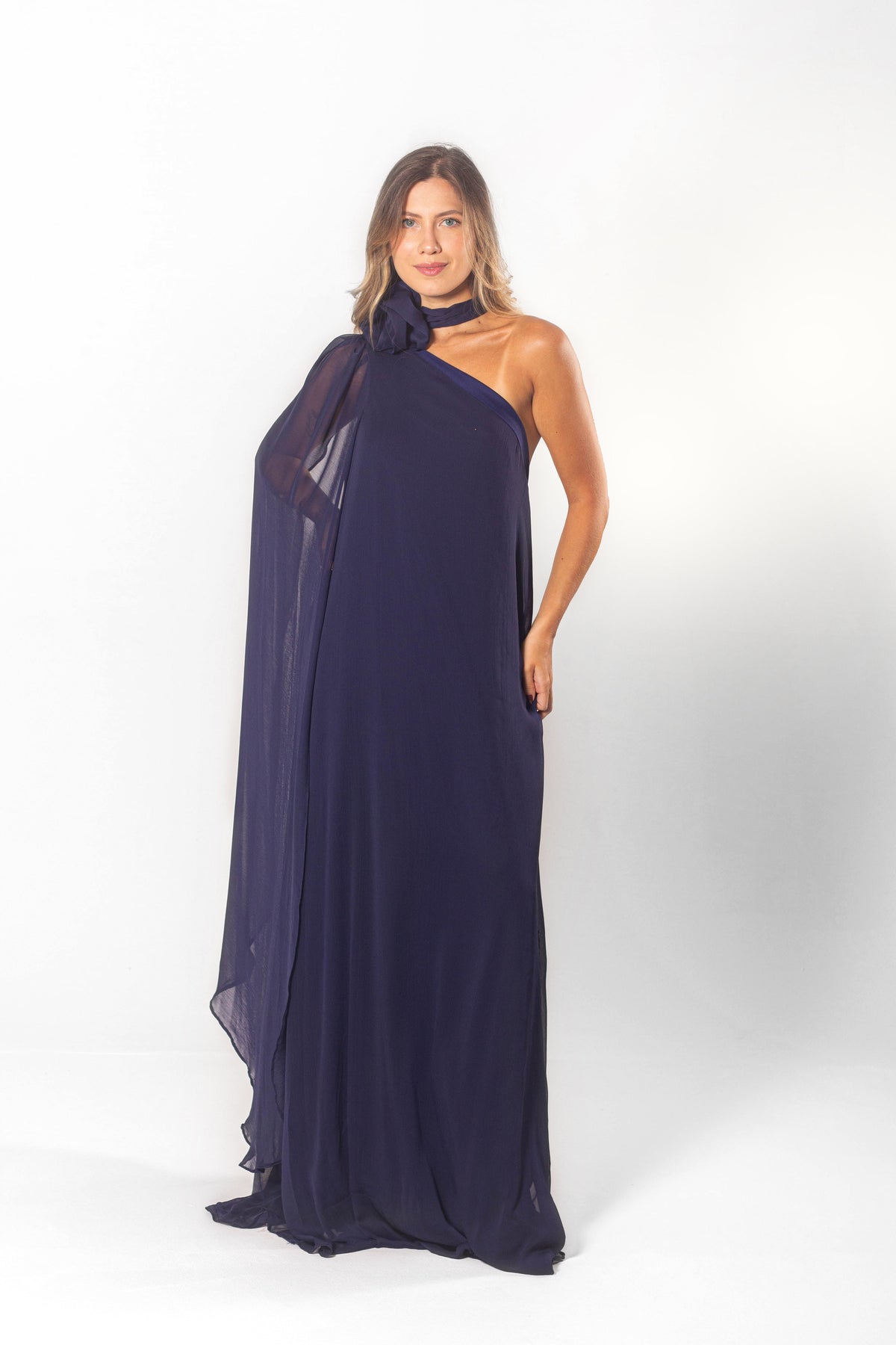 VESTIDO ALMERÍA - Azul Marinho