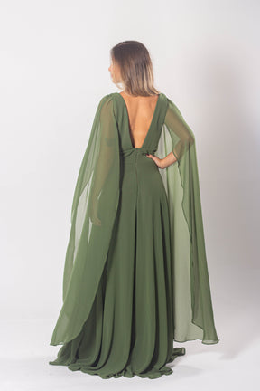 VESTIDO ZAMORA - Verde Oliva