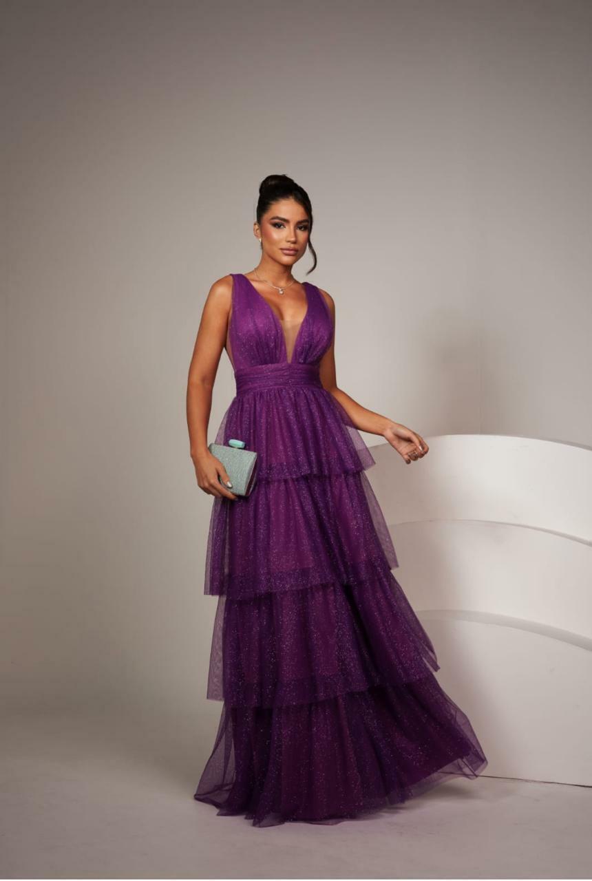 Vestido de festa modelo Jheniffer Ref 015