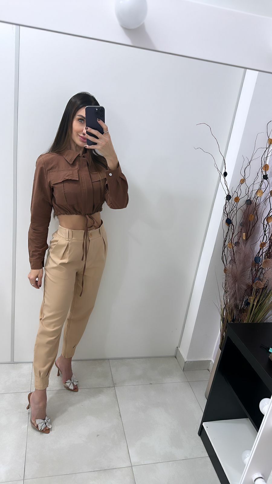 Cropped Linho Carol
