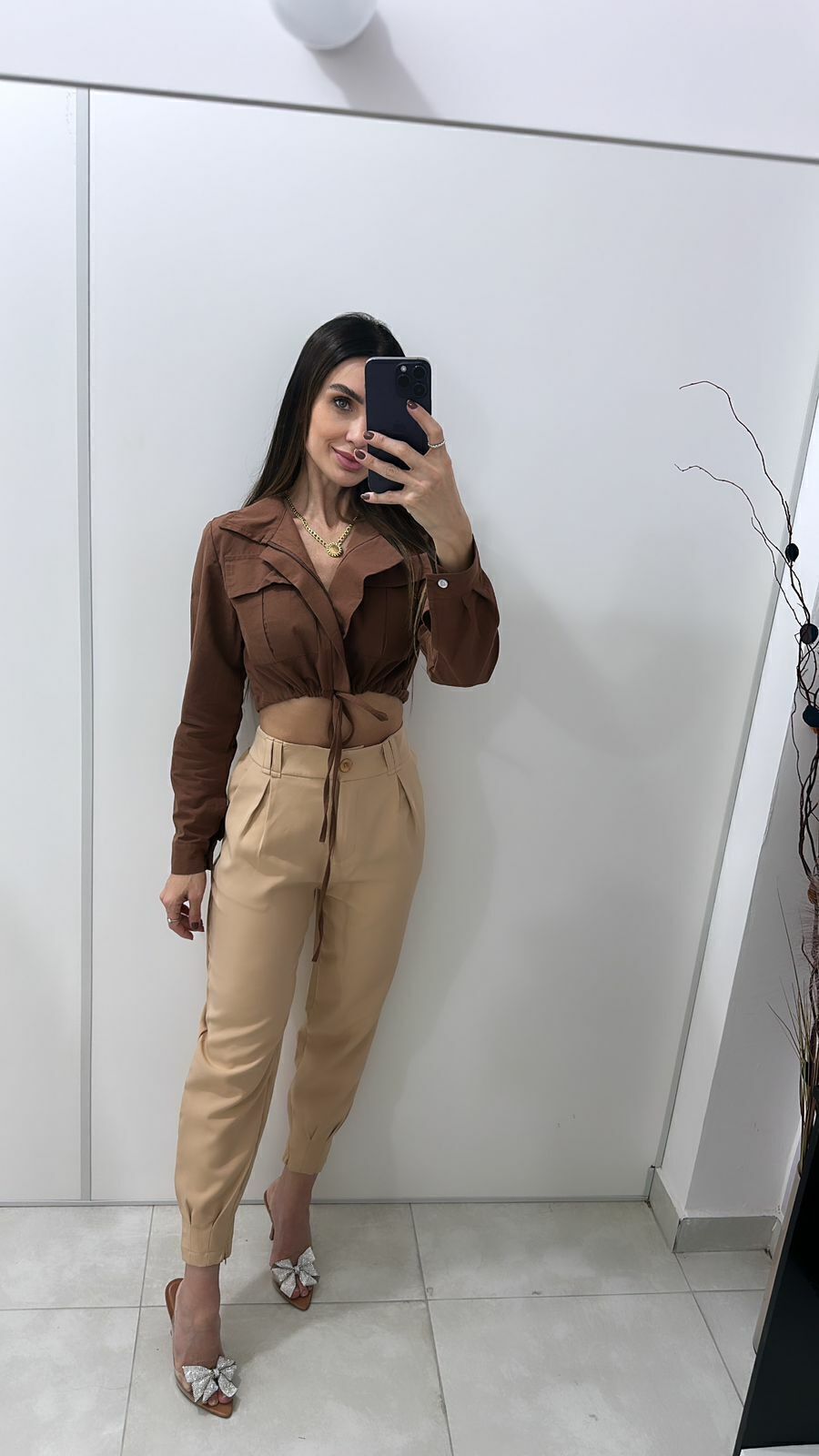 Cropped Linho Carol