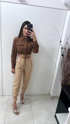 Cropped Linho Carol