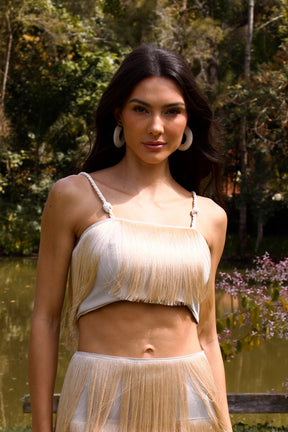 TOP CROPPED TAIPU - Off White