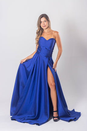 VESTIDO LINARES - Azul Royal