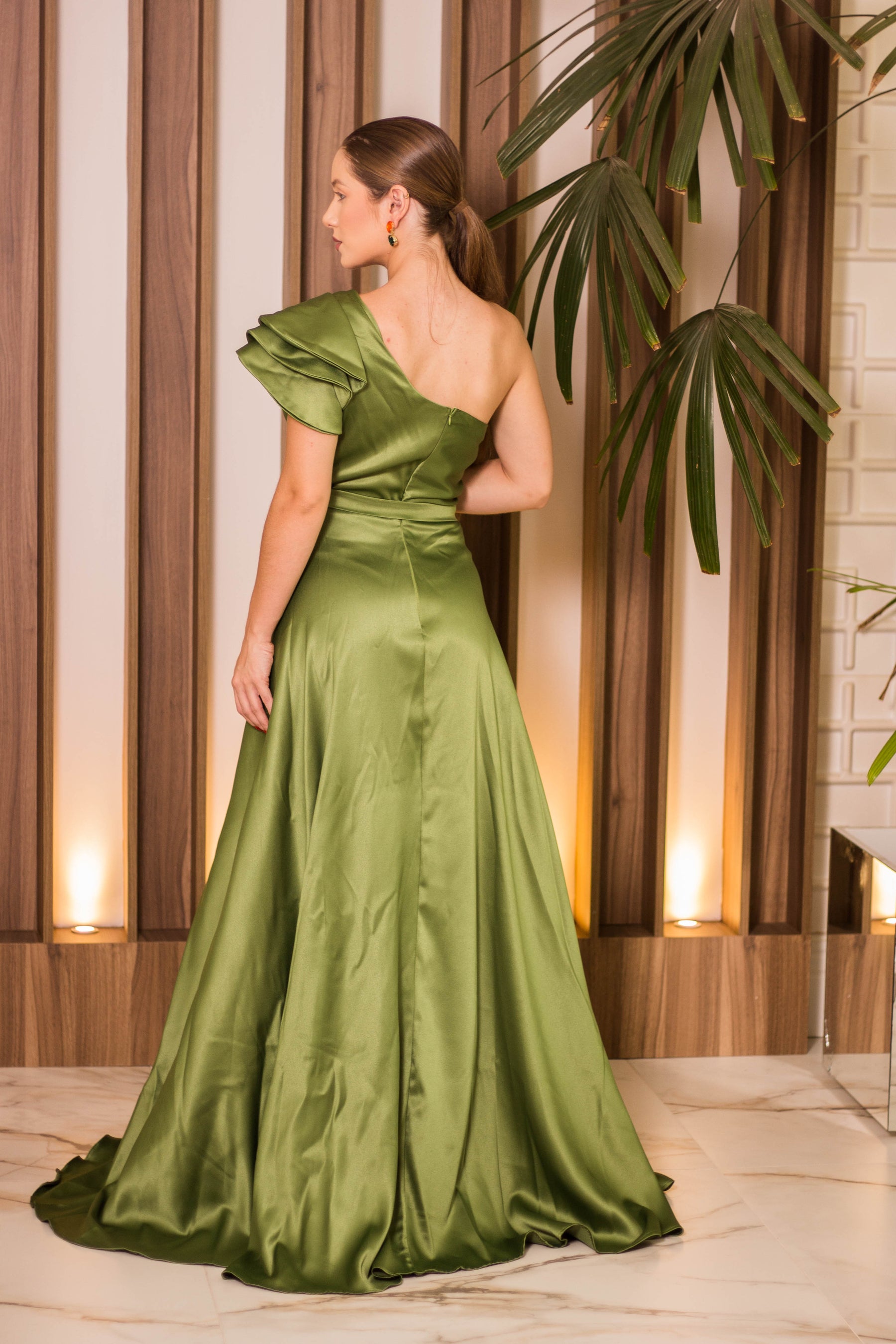 VESTIDO SALAMANCA - Verde Oliva