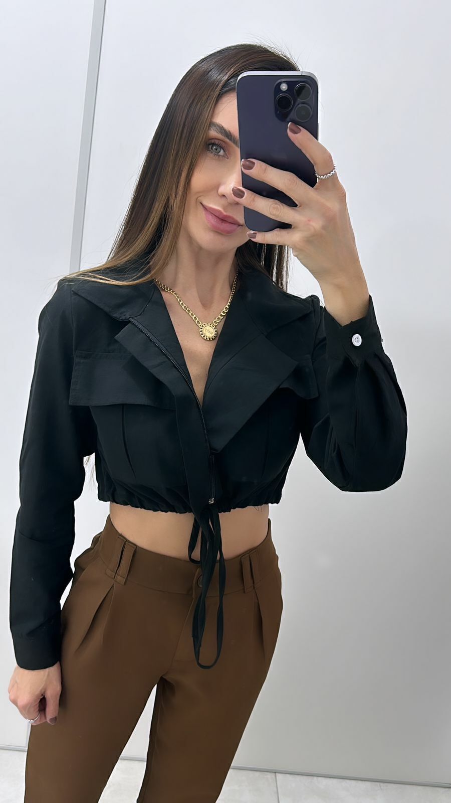 Cropped Linho Carol