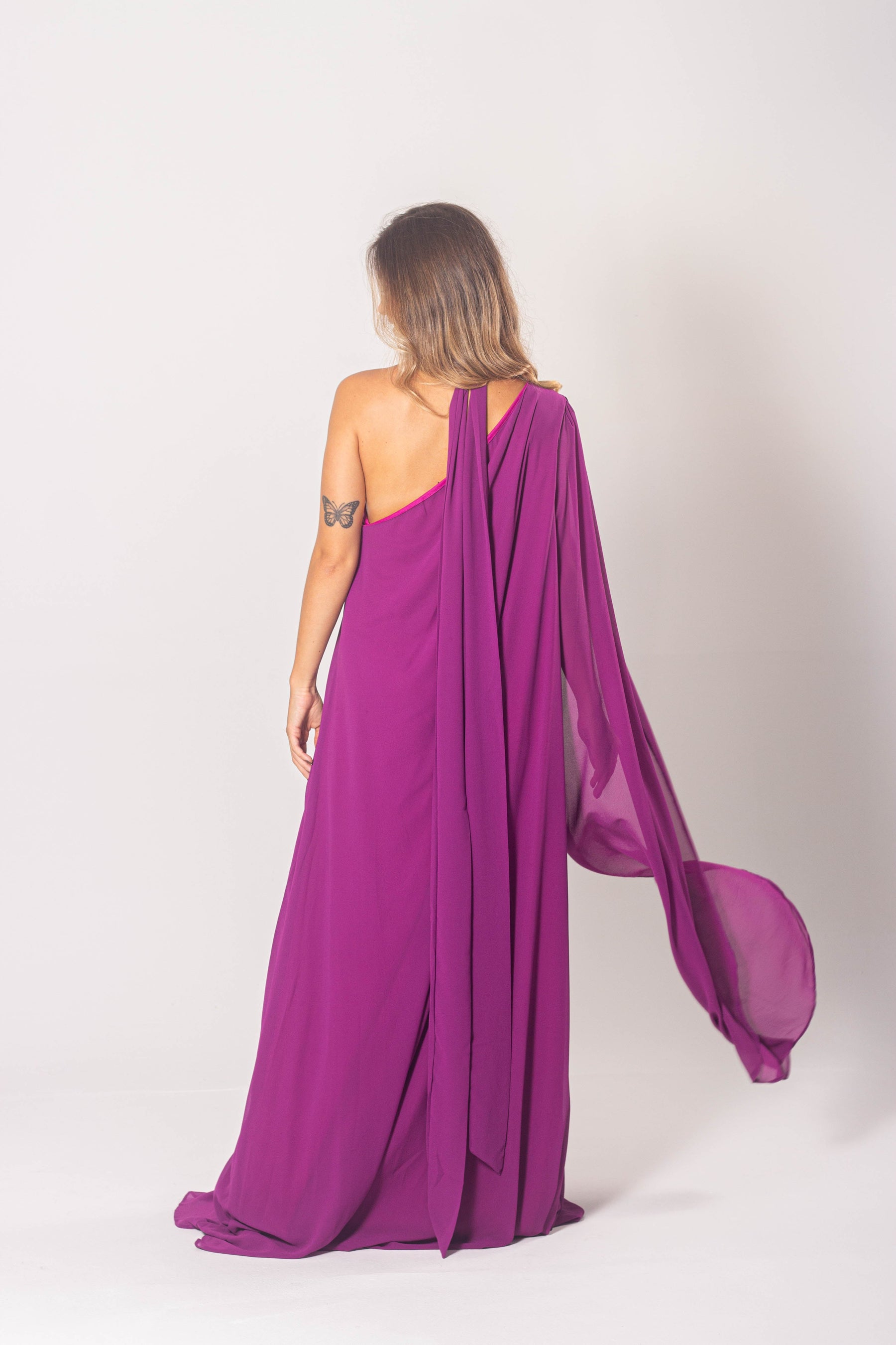 VESTIDO ALMERÍA - Fúcsia