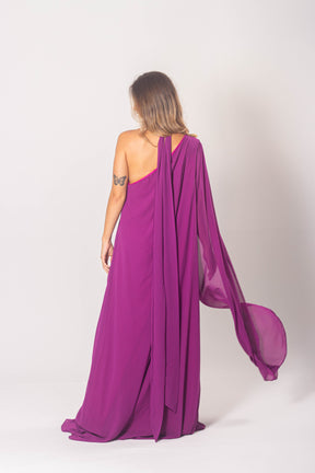 VESTIDO ALMERÍA - Fúcsia
