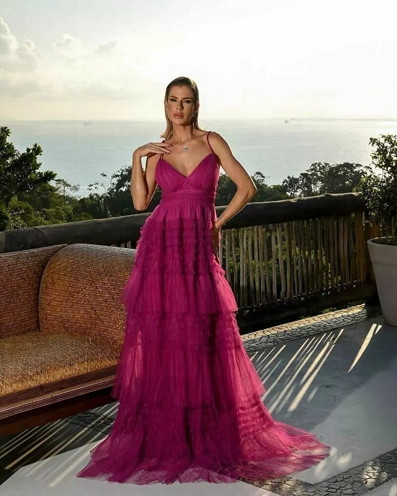 Vestido de Festa Modelo Daiane Ref 5489