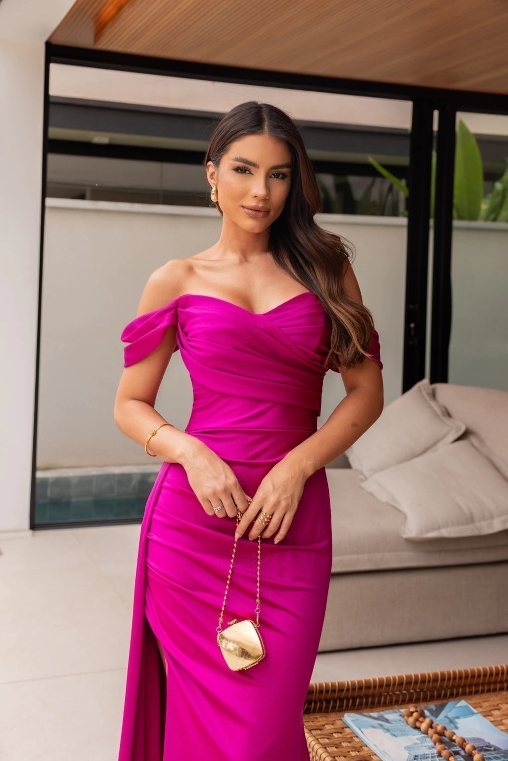 Vestido de Festa Modelo Tatiele Ref 082