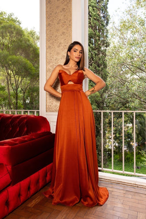 Vestido de Festa Modelo Lindsay Ref 090