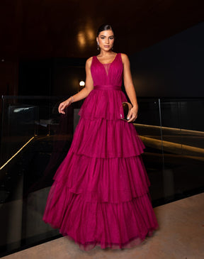 Vestido de festa modelo Jheniffer Ref 015
