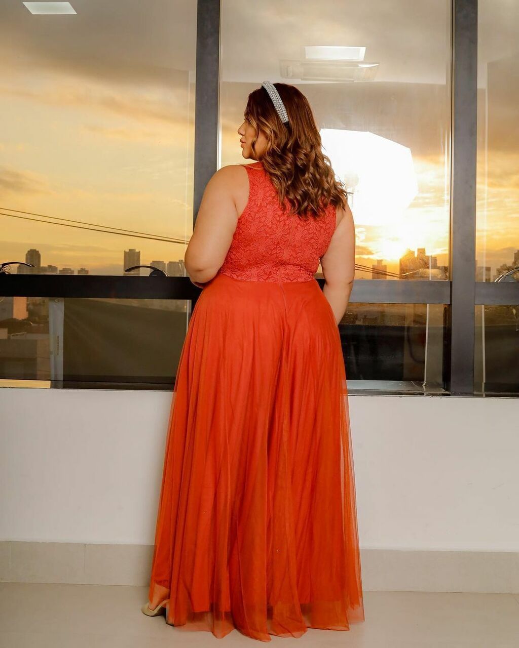 Vestido de festa modelo dandara