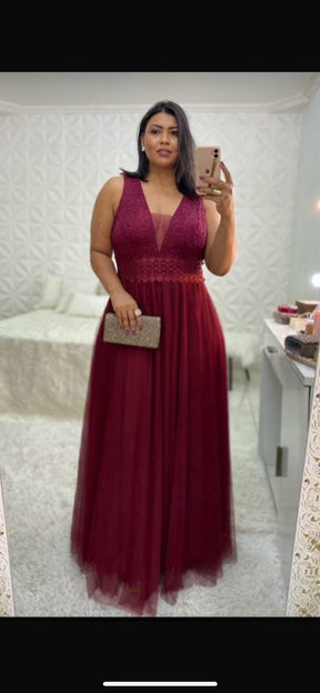 Vestido de festa modelo dandara