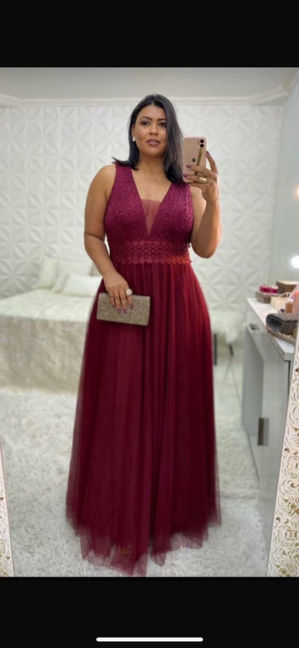 Vestido de festa modelo dandara