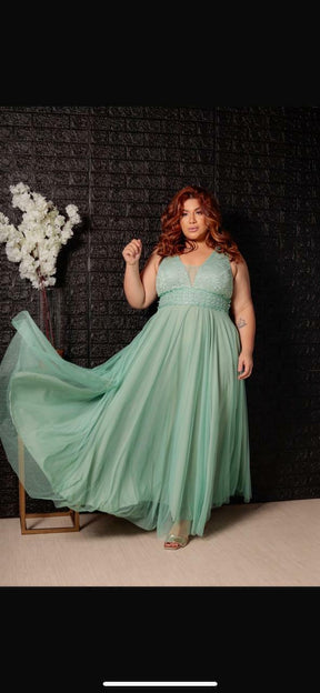 Vestido de festa modelo dandara